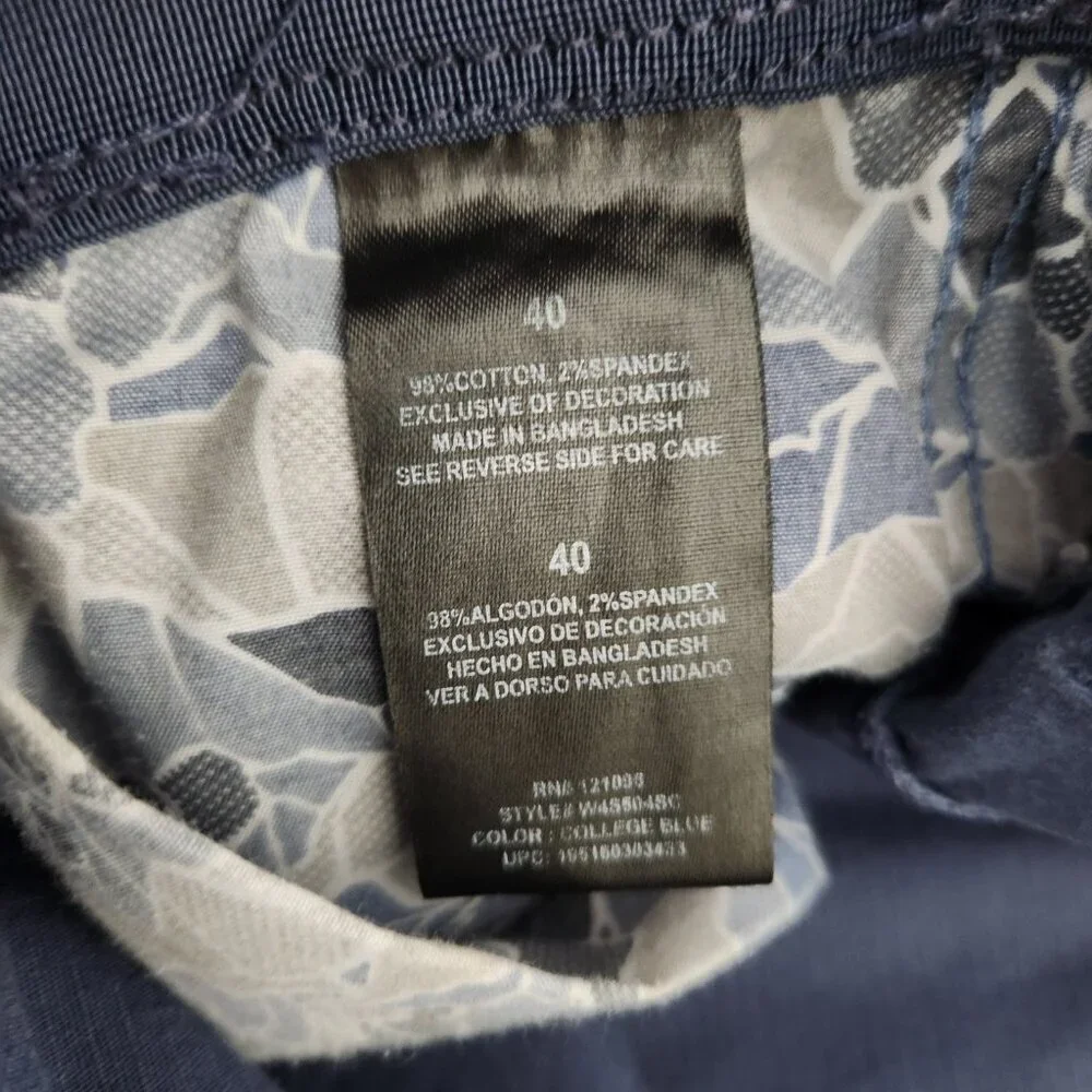 Weatherproof Shorts Mens 40 Blue Cargo